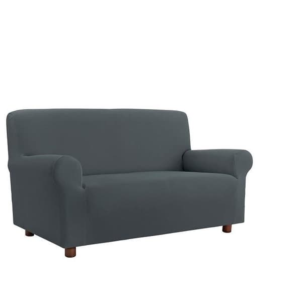 Più Bello bielastiskt sofföverdrag Grå 3-sits, polyester - CD-PB-grigio-3P