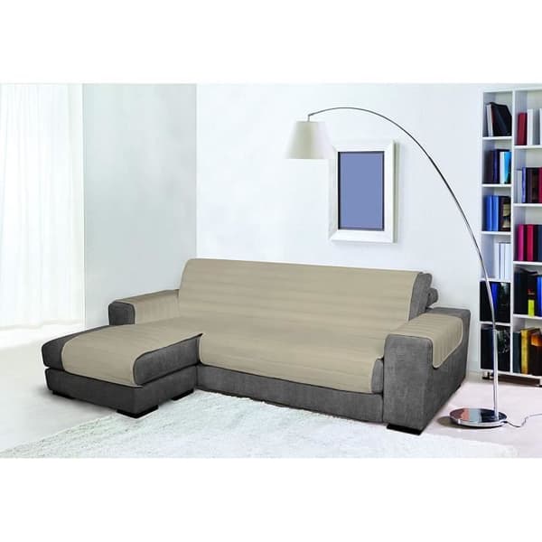 TRENDY CDSX penisola-Tortora 290 Dubbelsidigt sofföverdrag, Dove Grey 290cm - CDSX-trendig penisolatortortora
