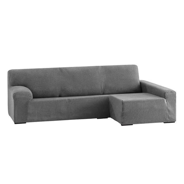 Eysa Dorian bi-elastisk Loungestol Höger, Framsidan, Färg 6-Grå, Chenille, 43x17x37 cm - F035456D
