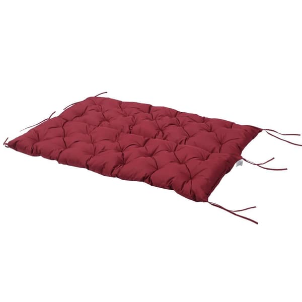 Bænk Pude, 3 Sitzer, 150x98x8 cm, Rød