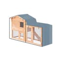 Miniatyrbilde 1 av 4: INF Fugleburdeksel - Værbeskyttelse Grå M