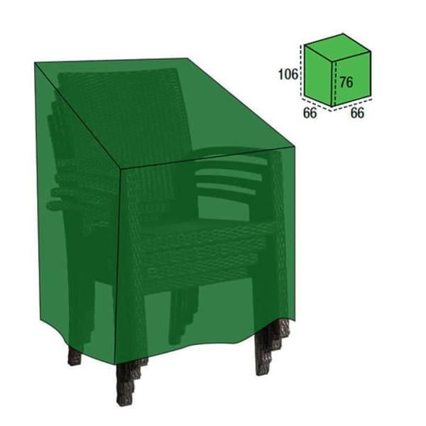 Överdrag för staplade stolar 66x66x76x106 c