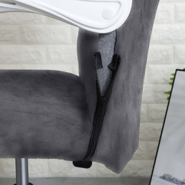 PÄÄLLINEN PYÖRIVÄ TUOLIN SAMETTIHARMAA toimisto