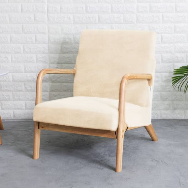 FINKA-NOJATUOLIN PÄÄLLINEN, KERMANBEIGE, paksu sametti