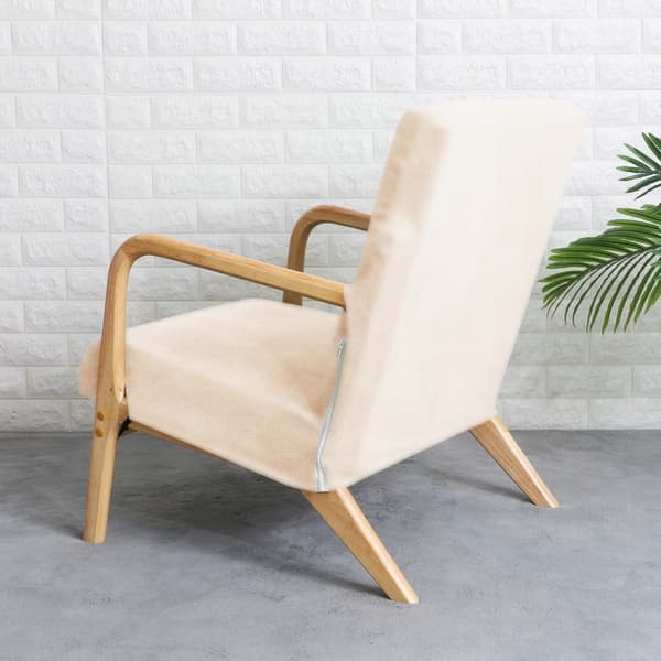 FINKA-NOJATUOLIN PÄÄLLINEN, KERMANBEIGE, paksu sametti