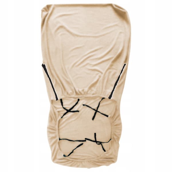 FINKA-NOJATUOLIN PÄÄLLINEN, KERMANBEIGE, paksu sametti