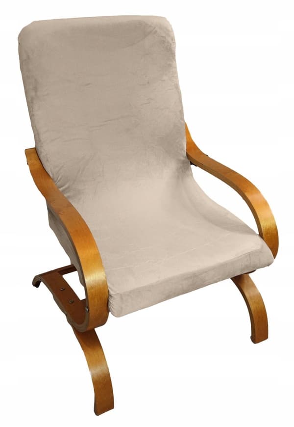 FINKA-NOJATUOLIN PÄÄLLINEN, KERMANBEIGE, paksu sametti