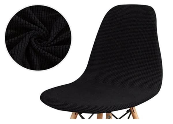 PÄÄLLINEN Skandinaavinen tuoli MUSTA jacquard