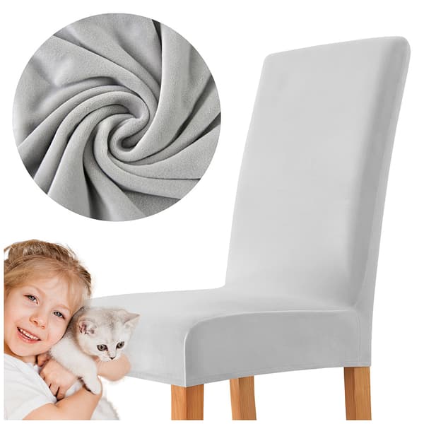 PÄÄLLINEN samettituoli VELVET HARMAA PAKSU