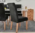 Pikkukuva 4 / 11: PÄÄLLINEN tuoli VELVET pehmo PAKSU MUSTA