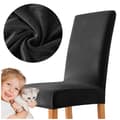 Pikkukuva 1 / 11: PÄÄLLINEN tuoli VELVET pehmo PAKSU MUSTA
