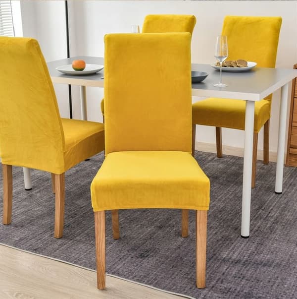 PÄÄLLINEN tuoli HONEY GOLD VELVET THICK super