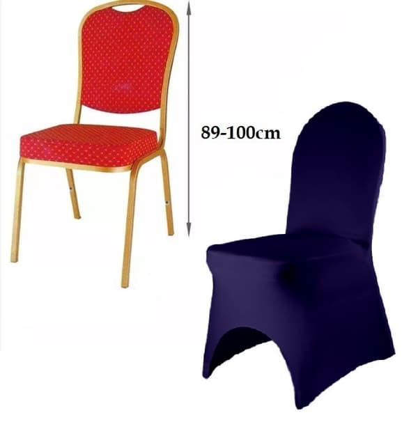 Tuolin päällinen, joustava, tummansininen, premium