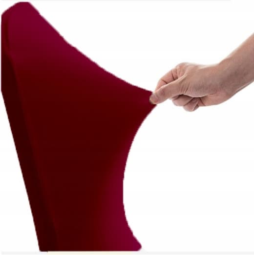 Päällinen tuolin joustavaan TUMMANPUNAINEN premium