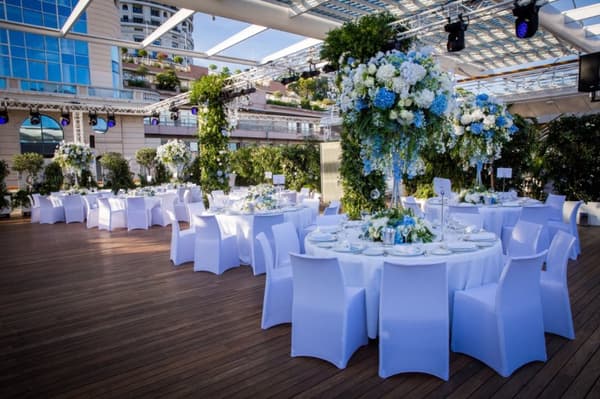 BANQUET STOLBETRÆK HVID top premium
