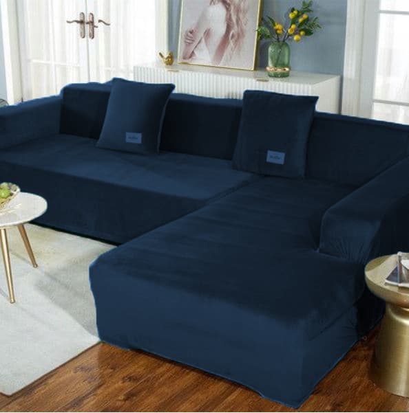 BETRÆK SOFA 1-personers sovesofa MARINEBLÅ