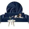 Miniatyrbild 1 av 11: KLÄDSEL SOFFA 2-sits soffa MARINBLÅ