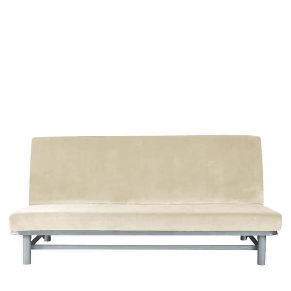 PÄÄLLINEN VUODESOHVAAN 190-210cm KERMANVÄRINEN velour