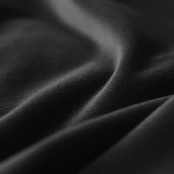 SOFFBÄDDSFÖRDRAG 190-210cm SVART velour