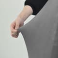 Pikkukuva 3 / 11: PÄÄLLINEN tuoli PAKSU SAMETTI TUMMANHARMAA koko L SUURI KORKEA SELKÄNOJA 70cm