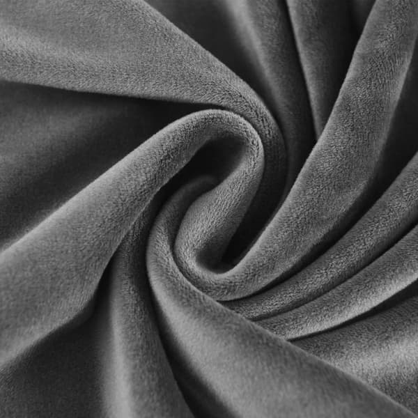 PÄÄLLINEN tuoli PAKSU SAMETTI TUMMANHARMAA koko L SUURI KORKEA SELKÄNOJA 70cm