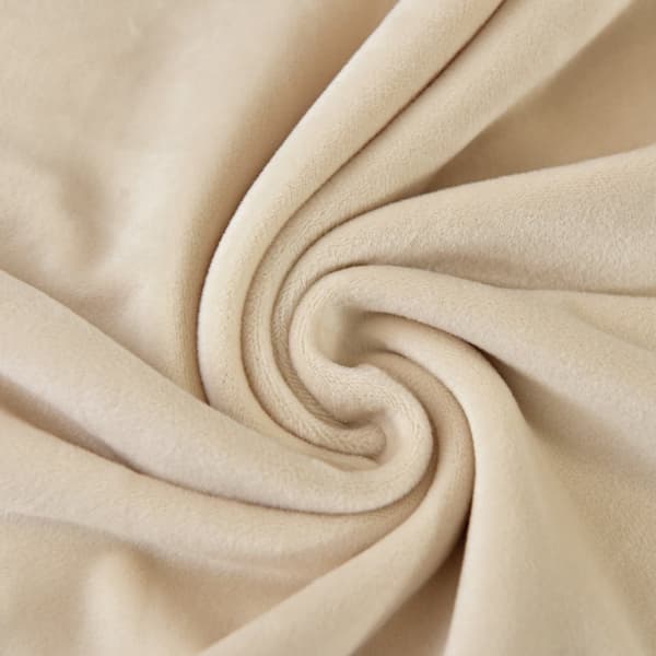 KLÄDSEL stol TJOCK SAMMET CRÈME BEIGE storlek L STOR HÖG RYGGSTÖD 70cm
