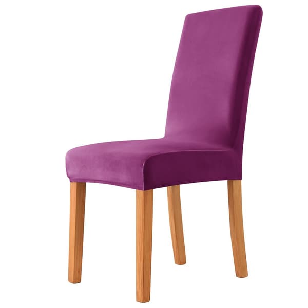 PÄÄLLINEN samettituoli PAKSU LILA SAMETTI