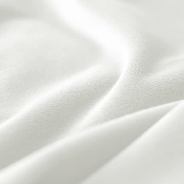 VUOHDESÄNGYN PÄÄLLINEN 190-210cm VALKOINEN SAMETTI
