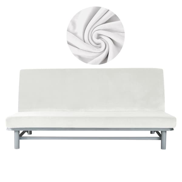 VUOHDESÄNGYN PÄÄLLINEN 190-210cm VALKOINEN SAMETTI