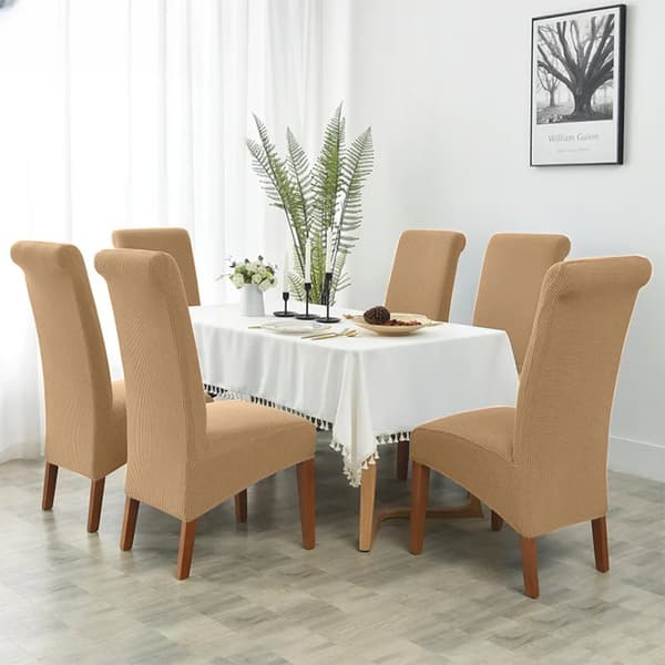 BETRÆK til OBLIQUE XXL stol BEIGE kamel jacquard