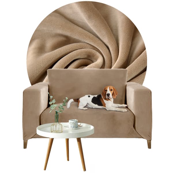 BETRÆK SOFA 1-personers sofa CAMEL VELVET