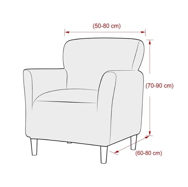 Päällinen PIENEEN nojatuoliin S, samettia, musta