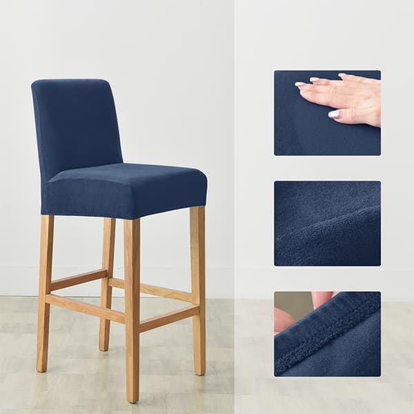 Baarijakkaran päällinen, samettia, tummansininen
