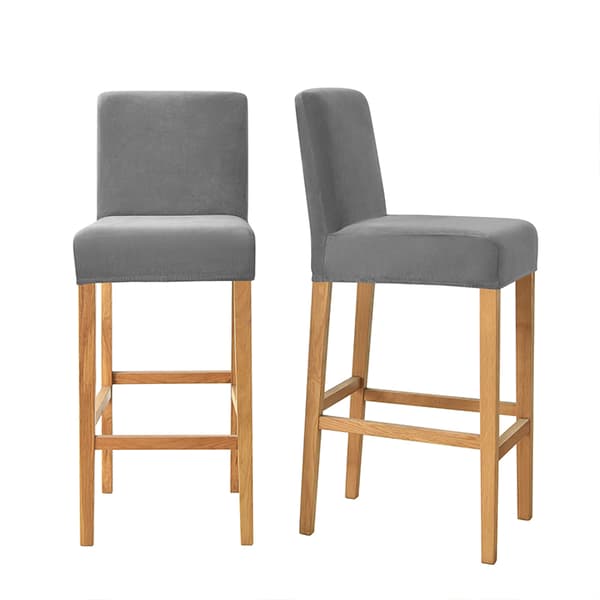 Baarijakkaran päällinen, samettia, tummanharmaa
