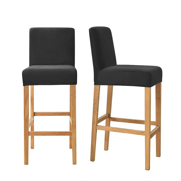 Baarijakkaran päällinen, samettia, musta