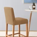 Miniatyrbillede 3 af 7: Betræk til barstol, jacquard, brun