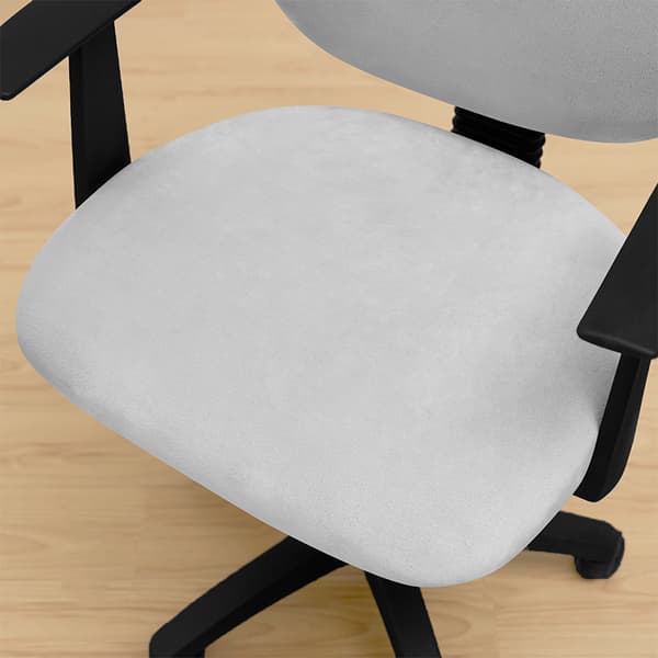 TOIMISTOTUOLIN PÄÄLLINEN pyörivä toimistotuoli ISO, sametti, vaaleanharmaa