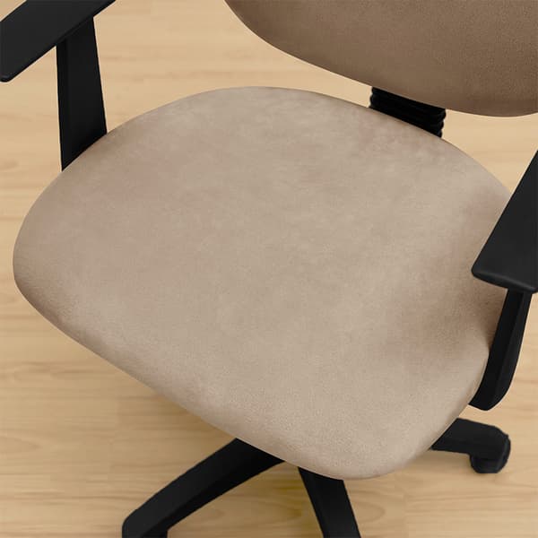 TOIMISTOTUOLIN PÄÄLLINEN pyörivä toimistotuoli ISO, sametti, BEIGE, CAPPUCCINO