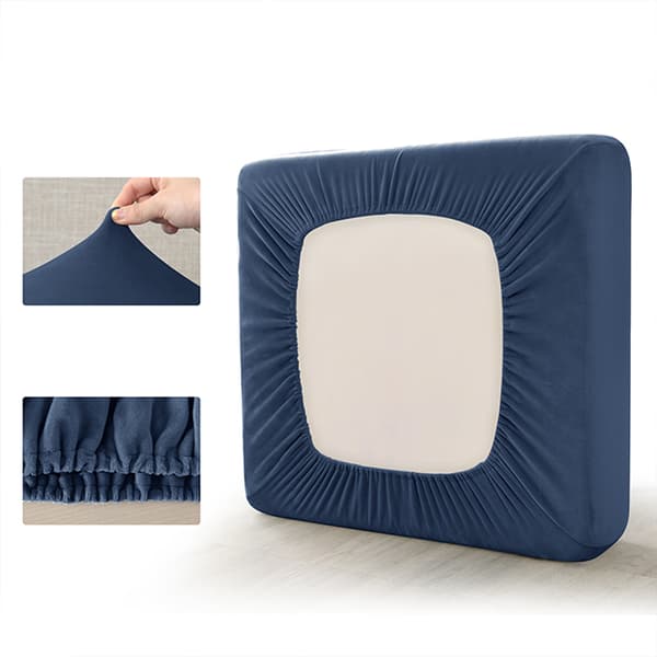 Sohvan istuinpäällinen, SAMETTI, TUMMANSININEN 50-65cm