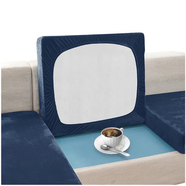 Sohvan istuinpäällinen, SAMETTI, TUMMANSININEN 50-65cm