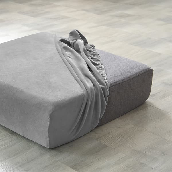 Sohvan istuinpäällinen, SAMETTI, TUMMANHARMAA 50-65cm