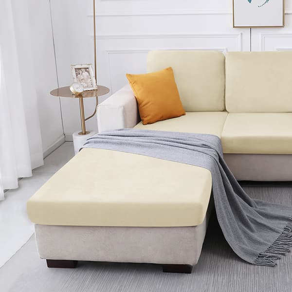 Sohvan istuinpäällinen, SAMETTI, KERMANVÄRINEN 50-65cm