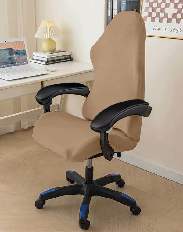 ELASTISKT ÖVERDRAG FÖR GAMINGSTOL VELVET CAMEL gamingstol