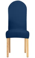 Pikkukuva 2 / 11: PÄÄLLINEN tuoli, PYÖREÄ SELKÄNOJA, velour, TUMMANSININEN