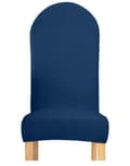 Pikkukuva 1 / 11: PÄÄLLINEN tuoli, PYÖREÄ SELKÄNOJA, velour, TUMMANSININEN