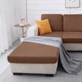 Miniatyrbillede 2 af 9: Betræk til KAMMER, SOFAER, HJØRNESOFA fløjl, brun