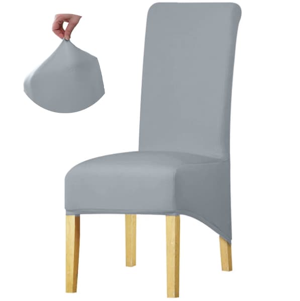 PÄÄLLINEN OBLIQUE-TUOLILLE XXL SILEÄ VAALEANHARMAA