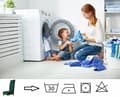 Pikkukuva 10 / 11: PÄÄLLINEN tuoli PAKSU JAKARD TUMMANHARMAA koko L SUURI KORKEA SELKÄNOJA 70cm