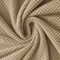 Pikkukuva 2 / 11: PÄÄLLINEN tuoli PAKSU JAKARD TUMMANBEIGE/KAMELIN koko L SUURI KORKEA SELKÄNOJA 70cm