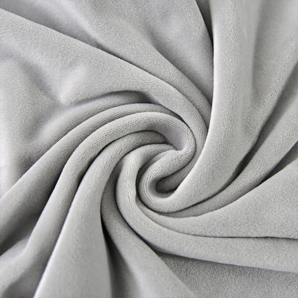 Pyöreän tuolin istuimen päällinen, sametti, vaaleanharmaa
